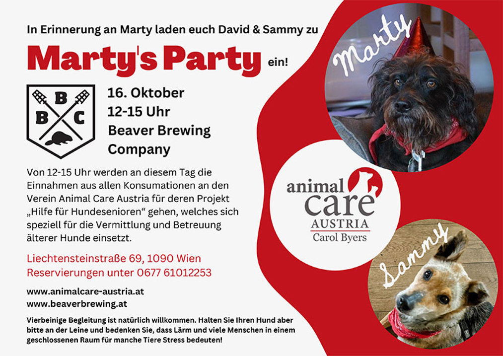 ACA Martys Party Flyer Dt Okt2022